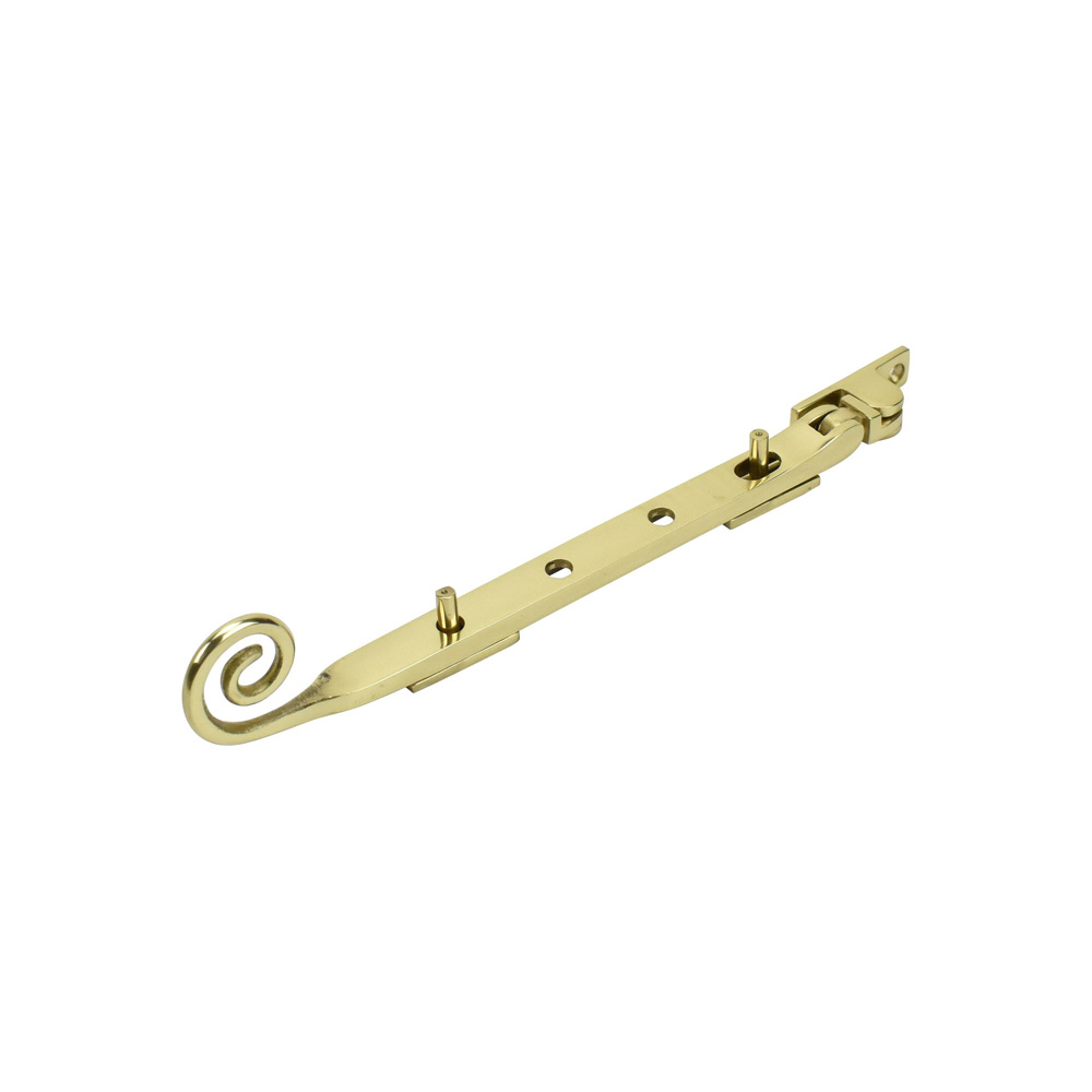 Dart Monkey Tail Brass Window Stay 8